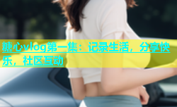 糖心vlog第一集：记录生活，分享快乐，社区互动