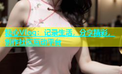 糖心Vlog：记录生活，分享精彩，创作社区互动平台