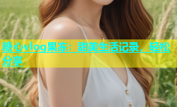 糖心vlog果冻：甜美生活记录，轻松分享