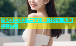 糖心vlog小桃酱下载：轻松获取热门视频内容