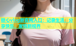 糖心vlog新官网入口：记录生活，分享快乐，发现新视界