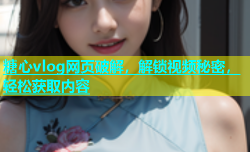 糖心vlog网页破解，解锁视频秘密，轻松获取内容