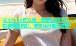 糖心Vlog官方版：沉浸私密影音，解锁无限精彩，尽享丝滑视觉盛宴