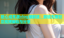 糖心成年版vlog破解版：解锁无限创意视频编辑与分享