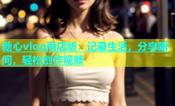 糖心vlog商店版：记录生活，分享瞬间，轻松创作视频