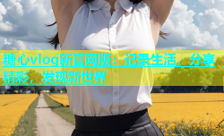 糖心vlog新官网版：记录生活，分享精彩，发现新世界