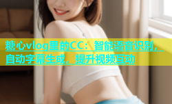 糖心vlog里的CC：智能语音识别，自动字幕生成，提升视频互动
