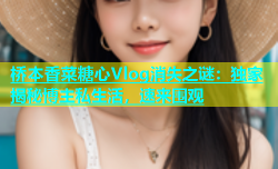 桥本香菜糖心Vlog消失之谜：独家揭秘博主私生活，速来围观