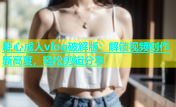 糖心成人vlog破解版：解锁视频创作新高度，轻松剪辑分享