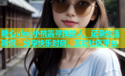糖心vlog小桃酱寻找路人，记录生活瞬间，分享快乐时刻，互动社区平台