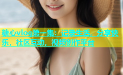 糖心vlog第一集：记录生活，分享快乐，社区互动，视频创作平台