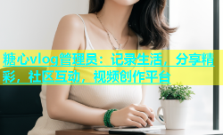 糖心vlog管理员：记录生活，分享精彩，社区互动，视频创作平台