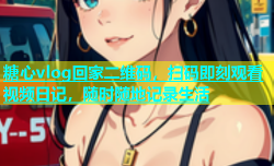 糖心vlog回家二维码，扫码即刻观看视频日记，随时随地记录生活