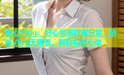 糖心Vlog：好心邻居甜蜜日常，精彩Vlog无限看，解锁私密心动