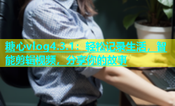 糖心vlog4.3.1：轻松记录生活，智能剪辑视频，分享你的故事