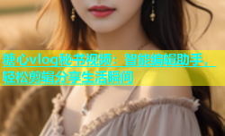 糖心vlog秘书视频：智能编辑助手，轻松剪辑分享生活瞬间