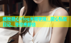揭秘糖心Vlog米娜学姐：甜心私密日记，等你来解锁
