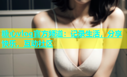 糖心vlog官方频道：记录生活，分享快乐，互动社区