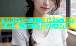 糖心日记vlog免费版：记录生活，分享瞬间，随时随地创作视频日记(1)