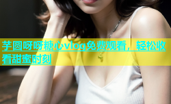 芋圆呀呀糖心vlog免费观看，轻松收看甜蜜时刻