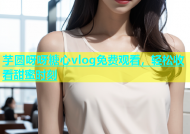 芋圆呀呀糖心vlog免费观看，轻松收看甜蜜时刻