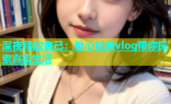 深夜释放自己：糖心视频vlog带你探索真实生活