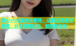 糖心vlog里的水蜜桃：记录生活美好瞬间，分享甜蜜时刻，发现新视角