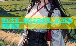 糖心大全：轻松记录生活，分享你的精彩瞬间