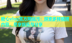 糖心vlog官方网站污：探索多样视频内容，尽享娱乐与分享