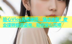糖心Vlog离婚律师：情感破裂？专业律师极速咨询，助你安心离婚