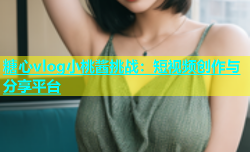 糖心vlog小桃酱挑战：短视频创作与分享平台