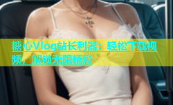 糖心Vlog站长利器：轻松下载视频，解锁无限精彩