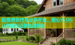 短视频创作与分享平台，糖心VLOG让你轻松记录生活精彩