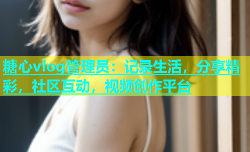 糖心vlog管理员：记录生活，分享精彩，社区互动，视频创作平台