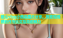 糖心vlog小桃酱图片分享，探索短视频创作与社交互动的魅力