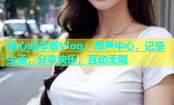 糖心成年版Vlog：葫芦中心，记录生活，分享快乐，互动无限