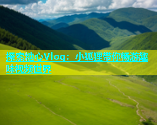 探索糖心Vlog：小狐狸带你畅游趣味视频世界  第1张
