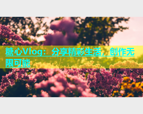 糖心Vlog：分享精彩生活，创作无限可能  第1张