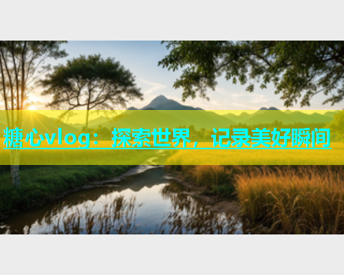 糖心vlog：探索世界，记录美好瞬间  第2张