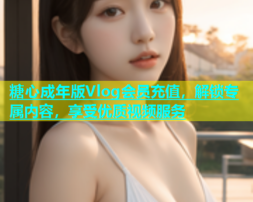 糖心成年版Vlog会员充值，解锁专属内容，享受优质视频服务  第1张