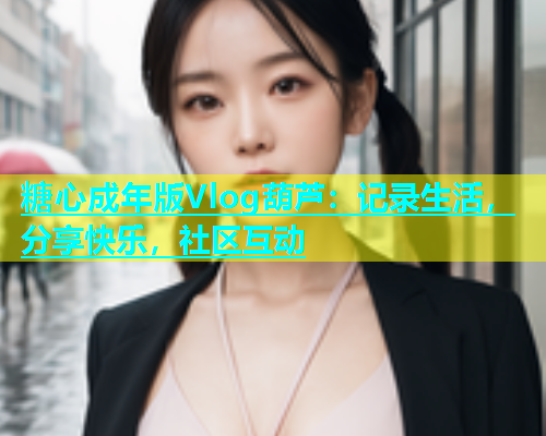 糖心成年版Vlog葫芦：记录生活，分享快乐，社区互动  第1张