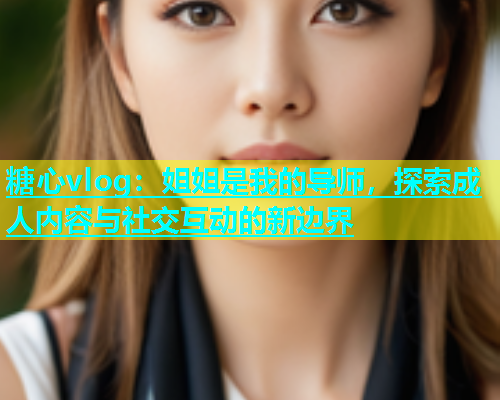糖心vlog：姐姐是我的导师，探索成人内容与社交互动的新边界  第1张